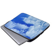 Glitch Sunset Landscape Decor Laptopschutzhülle (Vorne Knopf)