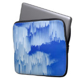 Glitch Sunset Landscape Decor Laptopschutzhülle (Vorderseite Links)