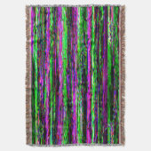 Glitch tech abstract pattern decke (Vorderseite Vertikal)