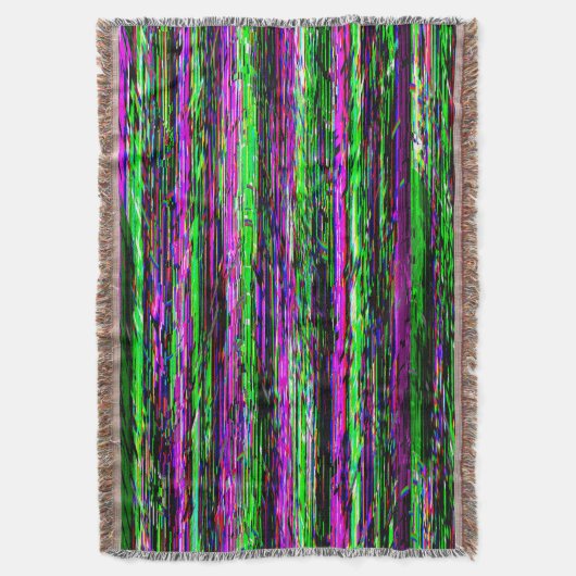 Glitch tech abstract pattern decke (Vorderseite Vertikal)