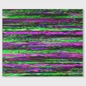 Glitch tech abstract pattern geschenkpapier (Flach)