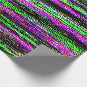 Glitch tech abstract pattern geschenkpapier (Ecke)