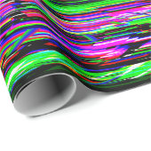 Glitch tech abstract pattern geschenkpapier (Rolleneckpunkt)