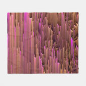 glitch Textuberschuhe TV Vintag Frame Filmsback Fleecedecke (Vorderseite (Horizontal))