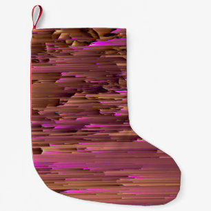 Glitch-Textur-Overlays TV Vintage-Rahmen Filmsback Kleiner Weihnachtsstrumpf