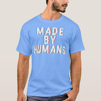 Glitch von Menschen verschwommene Ästhetik T-Shirt
