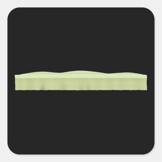 Glitch Wardrobia-Plattform mit Rock 1 Quadratischer Aufkleber (Vorderseite)