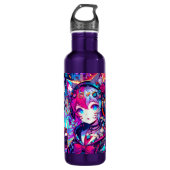 Glitchcore Edelstahlflasche (Vorderseite)