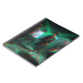 Glitchcore Laser Dance Party Notebook Notizblock (Linke Seite)