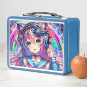 Glitchcore Metall Brotdose (Beispiel)