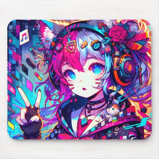 Glitchcore Mousepad (Vorne)