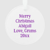 Glitchcore Ornament (Rückseite)