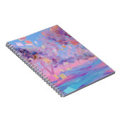 Glitchcore Pastel Dream Forest Notebook Notizblock (Rechte Seite)