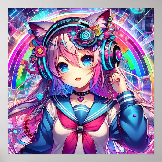 Glitchcore Poster (Vorne)