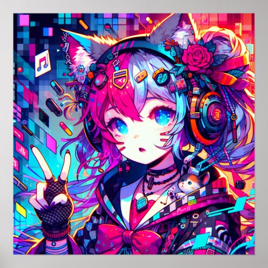 Glitchcore Poster (Vorne)