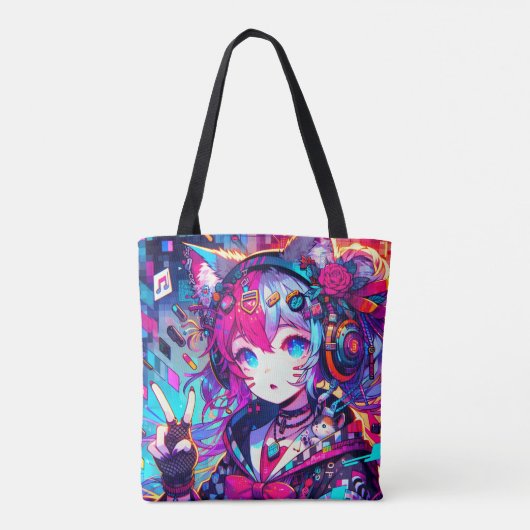 Glitchcore Tasche (Rückseite)