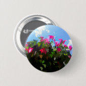 Glitchin Blumen Button (Vorne & Hinten)