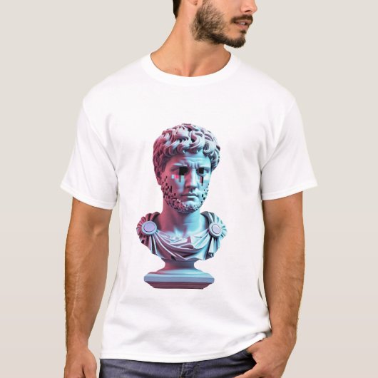 Glitchwave Caesar T-Shirt (Vorderseite)