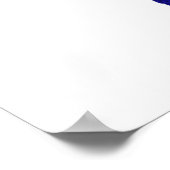 Glitchy Vibes - Futuristic Digital Art Poster (Ecke)