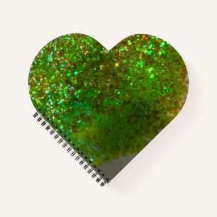 Glite Glam grün Glitzer Notebook oder Journal! Notizblock