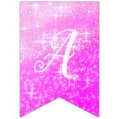 Glitering Heart Colorful Birthday Banner (Dritte Fahne)