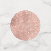 Glitter and Shine Quinceanera Rose Gold ID701 Konfetti (Klein Vorderseite)