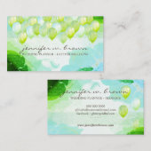 Glitter Balloons Party Event Planner glitz Visitenkarte (Vorne/Hinten)