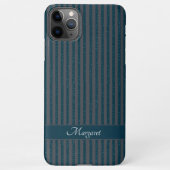 Glitter blue  | Minimal Modern Initial Monogram  iPhone Hülle (Rückseite)