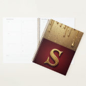 🌸 Glitter Buchstabe S Luxe Drip Funkeln Schreibti Planer (Anzeige)