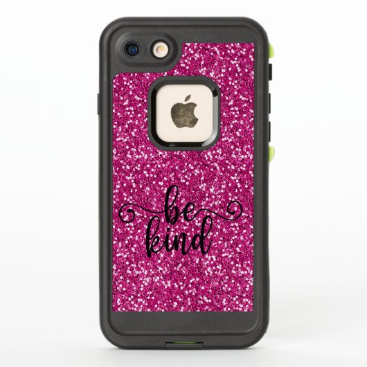 glitter case, be kind (Rückseite)