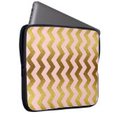 Glitter Chevron Laptopschutzhülle (Vorne Rechts)