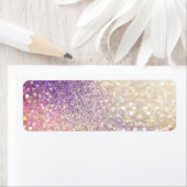 Glitter Colorful Address Return (Insitu)