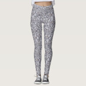 Glitter Crystal Shards Pattern – Sparkling Faceted Leggings (Vorderseite)