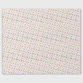 Glitter Dots in Christmas Red and Green Glitter Geschenkpapier (Flach)