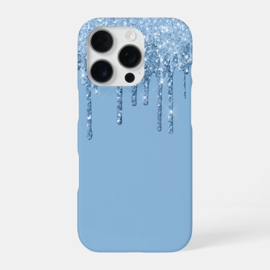 Glitter Drip iPhone 16 Pro Hülle (Rückseite)