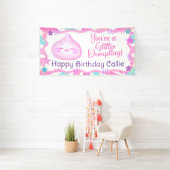 Glitter-Dumpling-Geburtstagsbanner Banner (Insitu)