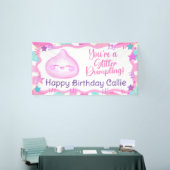 Glitter-Dumpling-Geburtstagsbanner Banner (Messeveranstaltung)