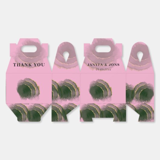 Glitter-Eligine Geschenkschachtel (Ungeklappt)