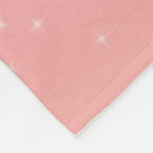 👸 Glitter Fairy Princess Individuelle Name  Fleecedecke (Ecke)