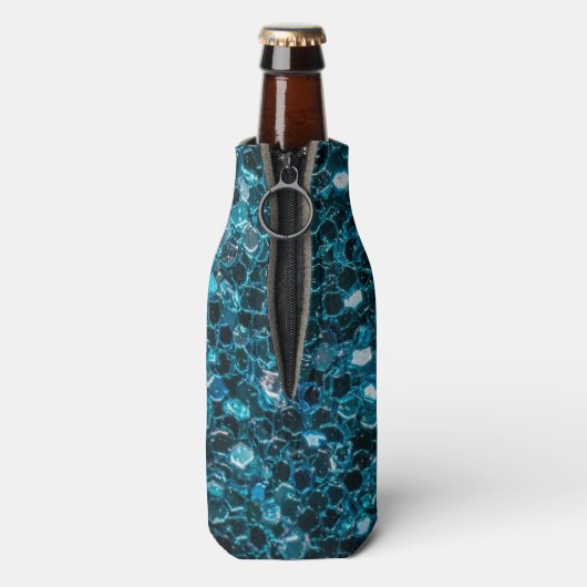 Glitter-Flaschenkühler Flaschenkühler (Flasche Rückseite)