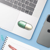 Glitter Fluoxetin Aufkleber (Laptop mit iPhone)
