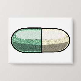 Glitter Fluoxetin Button