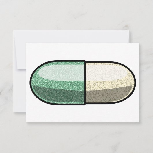 Glitter Fluoxetin Dankeskarte (Vorderseite)