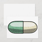 Glitter Fluoxetin Dankeskarte (Vorne/Hinten)