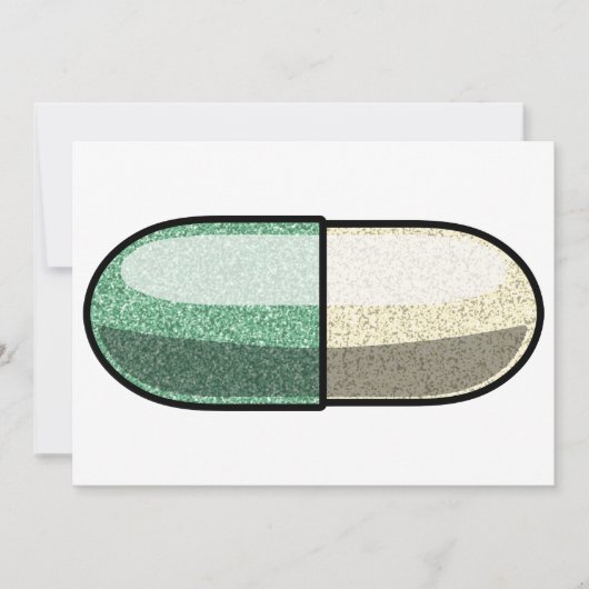 Glitter Fluoxetin Einladung (Vorderseite)