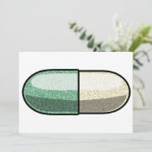 Glitter Fluoxetin Einladung (Stehend Vorderseite)