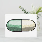 Glitter Fluoxetin Feiertagskarte (Stehend Vorderseite)