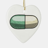 Glitter Fluoxetin Keramik Ornament (Rechts)