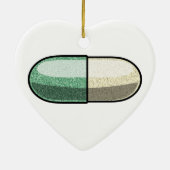 Glitter Fluoxetin Keramik Ornament (Hinten)