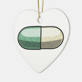 Glitter Fluoxetin Keramik Ornament (Links)
